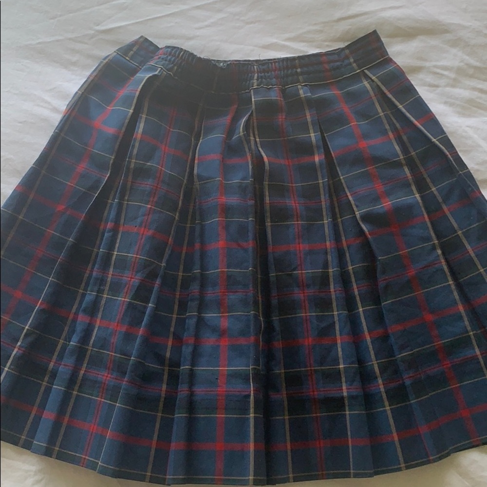 Dennis plaid uniform skirt. In good condition.